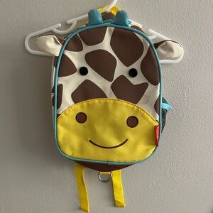 Skip Hop Giraffe Backpack with Yellow and Brown